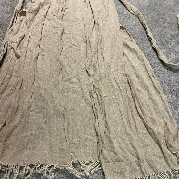 Chinta Mani Alchemi Tunic Womens Small 100% Cotton Beige Bohemian - Picture 5 of 15